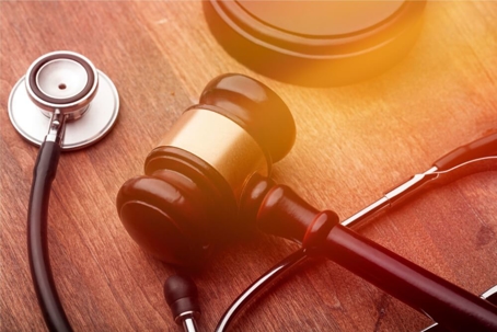 gavel and stethoscope